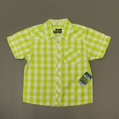 obrázek Zeleno-bílá kostkovaná košile