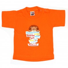 obrázek Sytě oranžové tričko s obrázkem