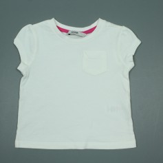 obrázek Tričko s kapsičkou, ve smetanové barvě