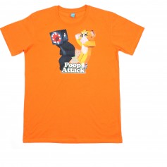 obrázek Zářivě oranžové tričko s obrázkem