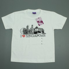obrázek Bílé tričko Singapore