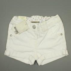 obrázek Přírodně bílé riflové šortečky