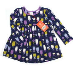 obrázek Celobavlněné šaty ve fialových tónech