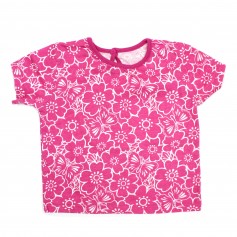 obrázek Růžové tričko s motýlky