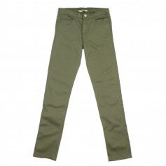 obrázek Slim kalhoty s elastanem v barvě zelená khaki