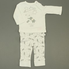 obrázek Dvoudílné pyžamko se stříbrnými dekory