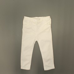 obrázek Bílé pevnější kalhoty s elastanem