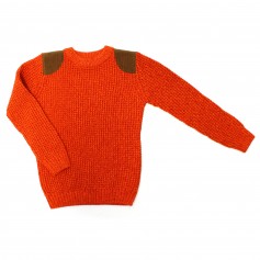 obrázek Oranžový přízový svetr
