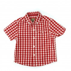obrázek Červeno-bílá kostičkovaná košile
