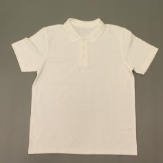 obrázek Klasické bílé polo tričko